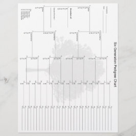 Pedigree Paper der sechsten Generation