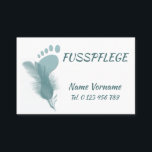 Pediküre Fusspflege Visitenkarte<br><div class="desc">Fusspflege Pediküre</div>