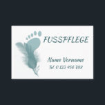 Pediküre Fusspflege Visitenkarte<br><div class="desc">Fusspflege Pediküre</div>