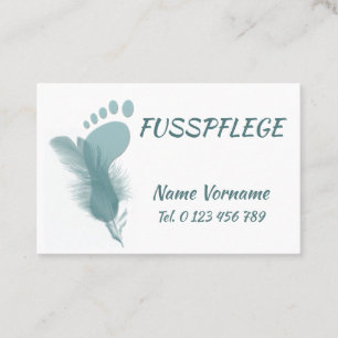 Pediküre Fusspflege Visitenkarte