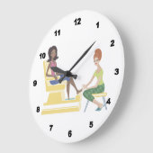 Pediküre Große Wanduhr (Winkel)