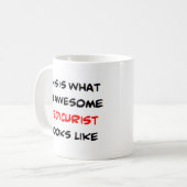 Pedikürin, phantastisch kaffeetasse (Vorderseite Links)