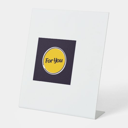 Pedistales Sign Sockelschild (Vorderseite)