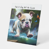 Pedistalzeichen Sockelschild (Vorderseite)