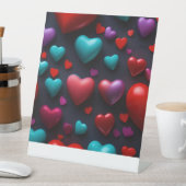 Pedistyle Herzemoji Sockelschild (In Situ)