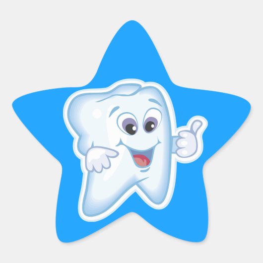Pedodontist Pedodontics Stern-Aufkleber (Vorderseite)