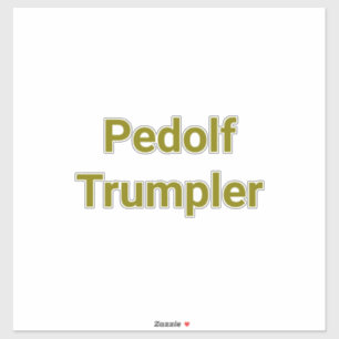 Pedolf Trumpler Hankamer Artjunkhaus Fun Comic Art Aufkleber