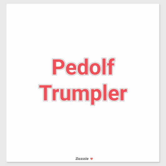 Pedolf Trumpler Hankamer Artjunkhaus Fun Comic Kun Aufkleber (Blatt)