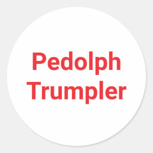 Pedolph Trumpler Hankamer Artjunkhaus Comic Art Runder Aufkleber