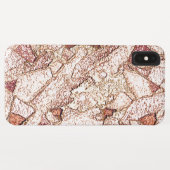 Pedra áspera em marrom claro cremoso Case-Mate iPhone hülle (Rückseite (Horizontal))