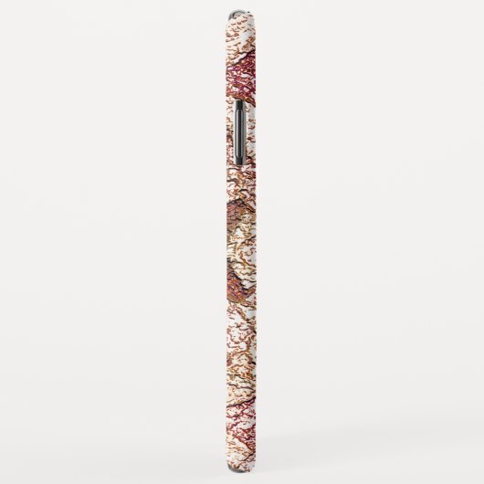 Pedra áspera em marrom claro cremoso Case-Mate iPhone hülle (Hinten/Rechts)