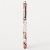 Pedra áspera em marrom claro cremoso Case-Mate iPhone hülle (Hinten/Links)