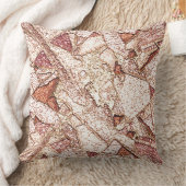 Pedra áspera em marrom claro cremoso kissen (Decke)