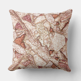 Pedra áspera em marrom claro cremoso kissen