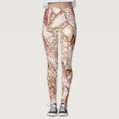 Pedra áspera em marrom claro cremoso leggings (Vorderseite)