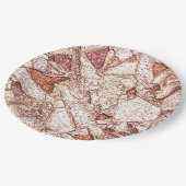 Pedra áspera em marrom claro cremoso pappteller (Schrägansicht)