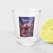 Pedraza Spanien Schnapsglas (Vorderseite)