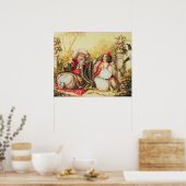 Pedrillo Osmin mit Getränken Poster (Küche)