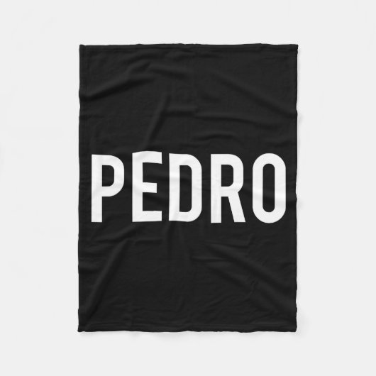 Pedro - Cool New Funny Name Fan Gift Tee Fleecedecke (Vorderseite)