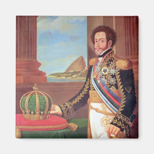 Pedro I Kaiser von Brasilien, 1825 Magnet (Vorne)