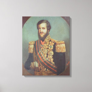 Pedro II Kaiser von Brasilien Leinwanddruck