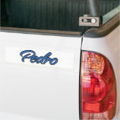 Pedro Name blue Aufkleber Sticker Autoaufkleber (Auf Lkw)