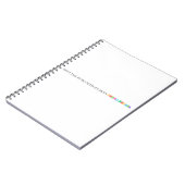 Pedro Pascal Funny Rainbow Notebook Journal Notizblock (Linke Seite)