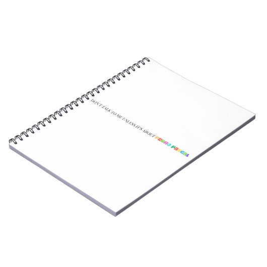 Pedro Pascal Funny Rainbow Notebook Journal Notizblock (Linke Seite)