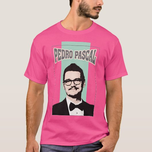 Pedro Pascal Glasses T-Shirt (Vorderseite)