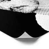 Pedro Pascal Halbe Tone Vintag Art Poster (Ecke)