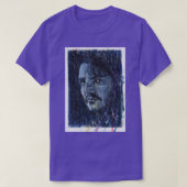 Pedro Pascal Handgezogenes Öl und Tintenportrait T-Shirt (Design vorne)