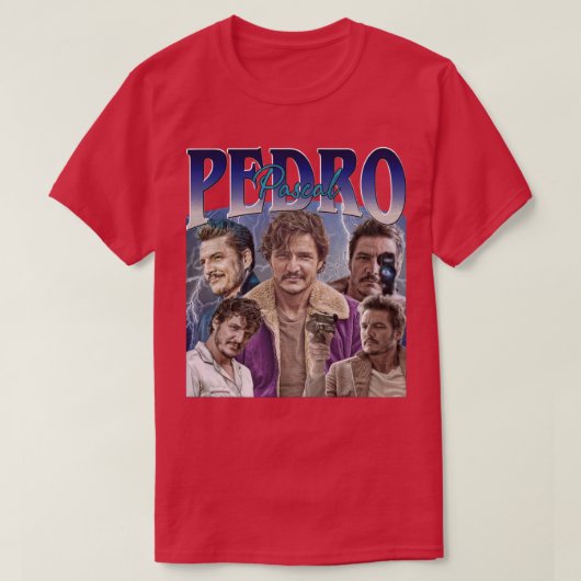 Pedro Pascal Hommage T Shirts (Design vorne)