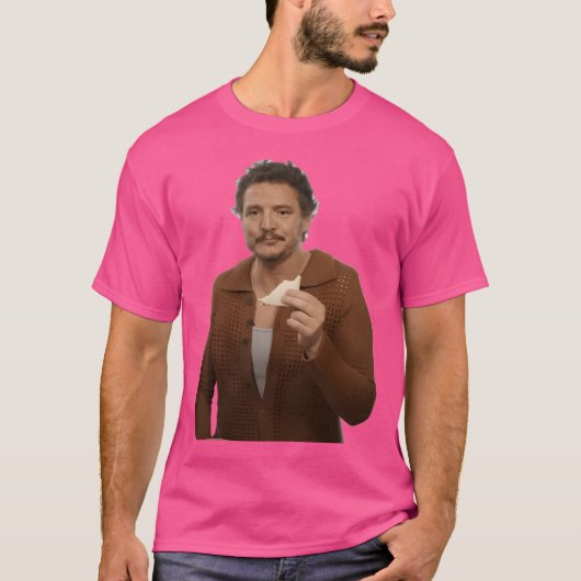 Pedro Pascal isst ein Sandwich.. T-Shirt (Vorderseite)