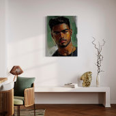 Pedro - Portrait eines afro-lateinamerikanischen M Poster