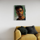 Pedro - Portrait eines afro-lateinamerikanischen M Poster