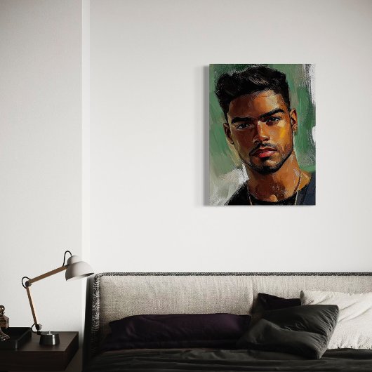 Pedro - Portrait eines afro-lateinamerikanischen M Poster