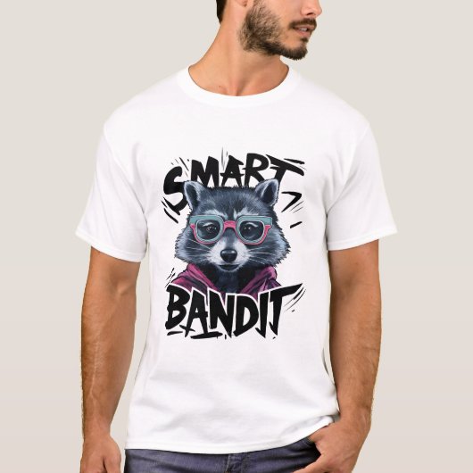 Pedro Raccoon stilvoll T-Shirt (Vorderseite)