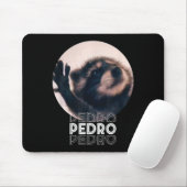 Pedro Racoon Dance Populäre Internet Meme Mapache  Mousepad (Mit Mouse)