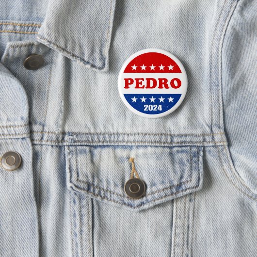 Pedro Voter Button 2024 Wahlen USA (Beispiel)