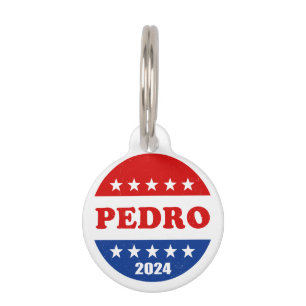 Pedro Voter Button 2024 Wahlen USA Haustiermarke