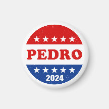 Pedro Voter Button 2024 Wahlen USA