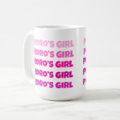 Pedros Mädchen Kaffeetasse (Vorderseite Links)