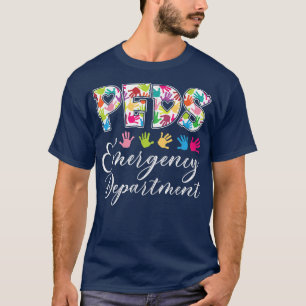 PEDS Emergency Department Pädiatrie Nurse Doctor T-Shirt