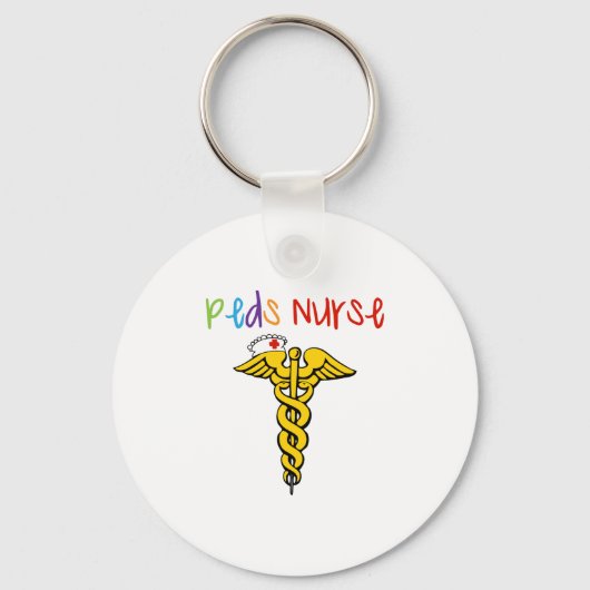 Peds Nurse Schlüsselanhänger (Vorderseite)