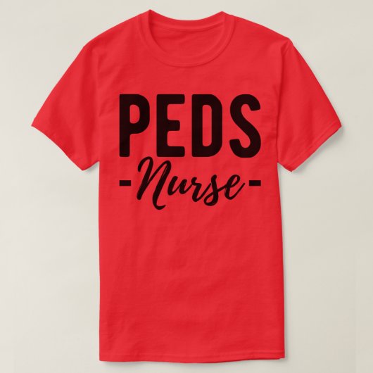 PEDS Nurse T-Shirt (Design vorne)