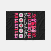 Peds Nurse Valentine Pediatric Nursing Valentines Fleecedecke (Vorderseite (Horizontal))