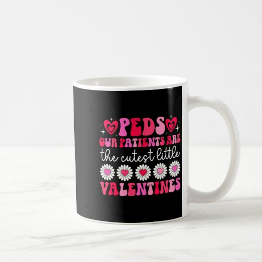 Peds Nurse Valentine Pediatric Nursing Valentines Kaffeetasse (Rechts)