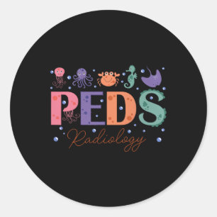 Peds Radiology Sea Pädiatric Radiology Pers. Runder Aufkleber
