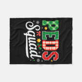 Peds Squad Pediatric Nursing Funny Pediatric Nurse Fleecedecke (Vorderseite (Horizontal))