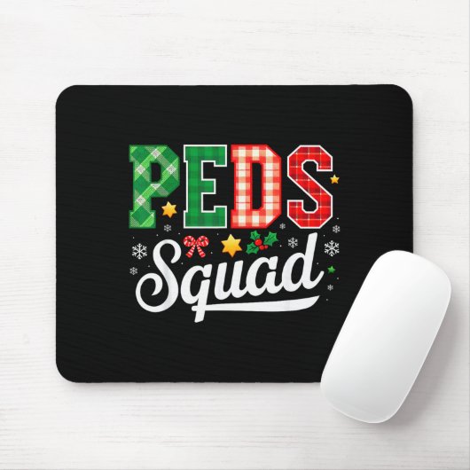 Peds Squad Pediatric Nursing Funny Pediatric Nurse Mousepad (Mit Mouse)